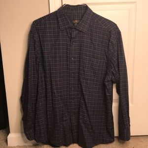 Club Room Button Up Shirt XL 17.5 Neck 34/35sleeve